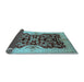 Sideview of Oriental Light Blue Traditional Rug, urb625lblu