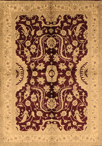Oriental Brown Traditional Rug, urb625brn