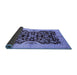 Sideview of Oriental Blue Traditional Rug, urb625blu