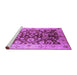 Sideview of Machine Washable Oriental Purple Traditional Area Rugs, wshurb626pur