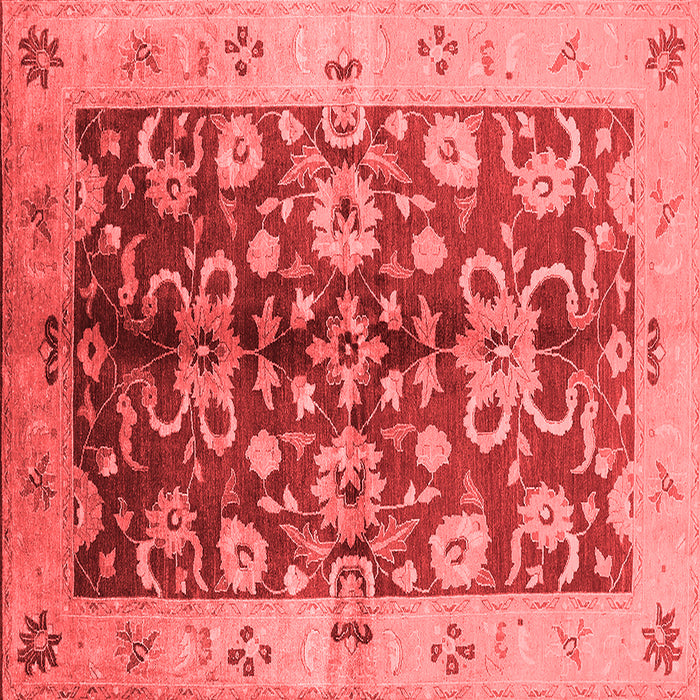 Machine Washable Oriental Red Traditional Rug, wshurb626red