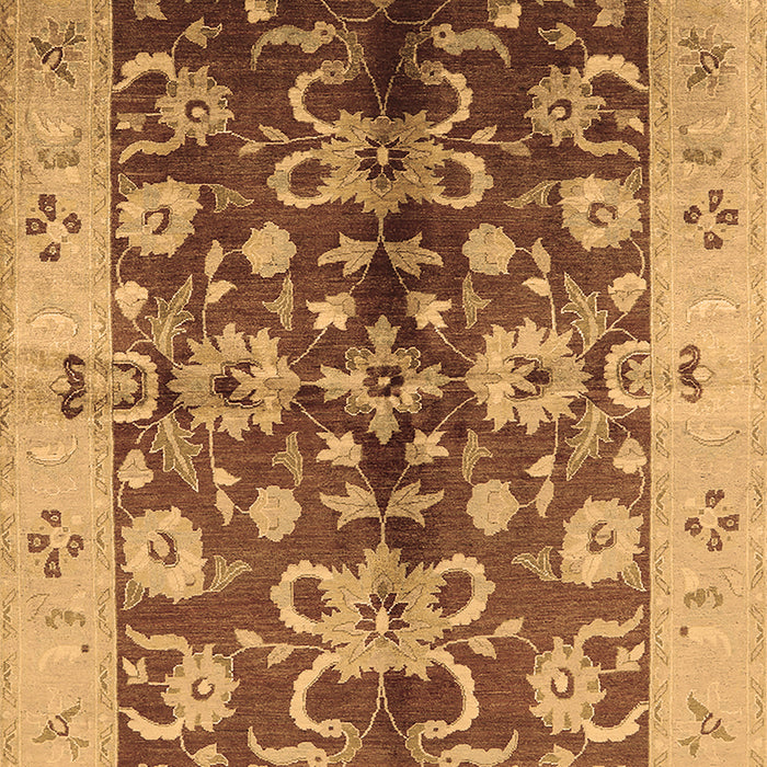 Oriental Brown Traditional Rug, urb626brn