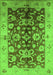 Oriental Green Traditional Rug, urb626grn