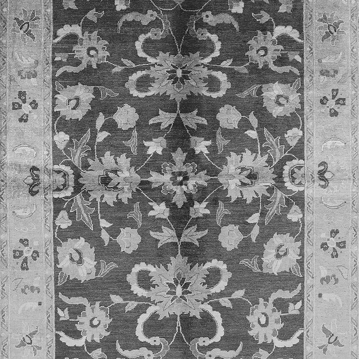 Machine Washable Oriental Gray Traditional Rug, wshurb626gry
