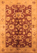 Machine Washable Oriental Orange Traditional Area Rugs, wshurb626org