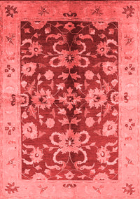 Oriental Red Traditional Rug, urb626red