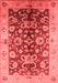 Oriental Red Traditional Area Rugs