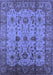 Oriental Blue Traditional Rug, urb627blu