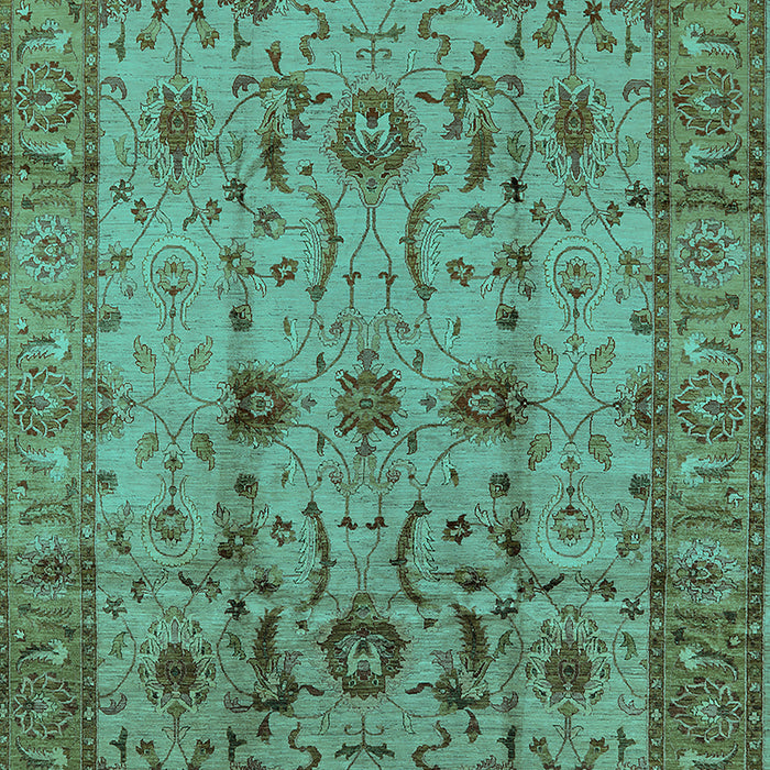Oriental Turquoise Traditional Rug, urb627turq