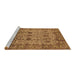 Sideview of Machine Washable Oriental Brown Traditional Rug, wshurb627brn