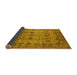 Sideview of Oriental Yellow Traditional Rug, urb627yw