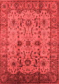 Oriental Red Traditional Rug, urb627red