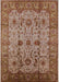 Mid-Century Modern Light Copper Gold Oriental Rug, urb627