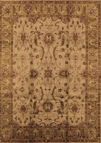 Oriental Brown Traditional Rug, urb627brn