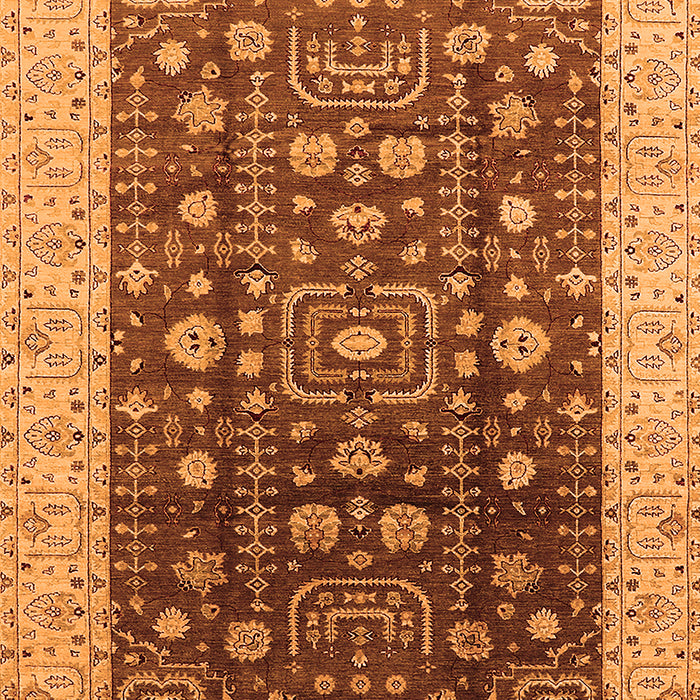 Oriental Orange Traditional Rug, urb628org