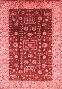 Oriental Red Traditional Rug, urb628red