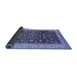 Sideview of Oriental Blue Traditional Rug, urb628blu
