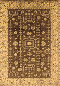 Oriental Brown Traditional Rug, urb628brn