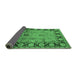 Sideview of Oriental Emerald Green Traditional Rug, urb629emgrn