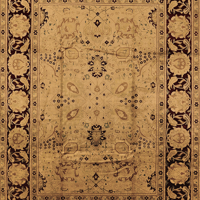 Oriental Brown Traditional Rug, urb629brn
