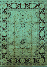 Oriental Turquoise Traditional Rug, urb629turq