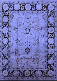 Oriental Blue Traditional Rug, urb629blu
