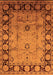Oriental Orange Traditional Rug, urb629org