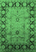 Oriental Emerald Green Traditional Rug, urb629emgrn
