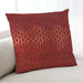 Lifestyle Image of Mid-Century Modern Urban Square Red Throw Pillow, 18 inch by 18 inch, pwurb62