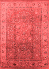 Oriental Red Traditional Rug, urb630red