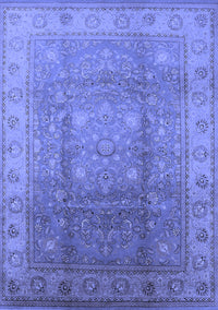 Oriental Blue Traditional Rug, urb630blu