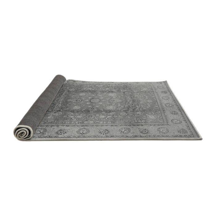 Sideview of Oriental Gray Traditional Rug, urb630gry