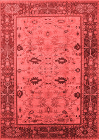 Oriental Red Traditional Rug, urb631red