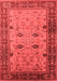 Oriental Red Traditional Area Rugs