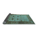 Sideview of Oriental Light Blue Traditional Rug, urb631lblu