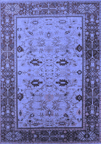 Oriental Blue Traditional Rug, urb631blu