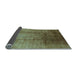 Sideview of Oriental Light Blue Industrial Rug, urb632lblu