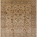 Square Machine Washable Industrial Modern Light Brown Rug, wshurb633