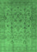 Oriental Emerald Green Traditional Rug, urb633emgrn