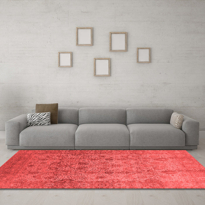 Traditional Red Washable Rugs