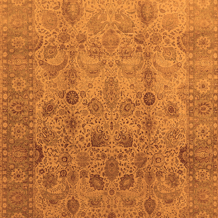 Oriental Orange Traditional Rug, urb633org