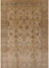 Mid-Century Modern Light Brown Oriental Rug, urb633