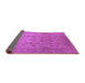 Sideview of Oriental Purple Traditional Rug, urb633pur