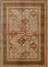 Machine Washable Industrial Modern Peru Brown Rug, wshurb634