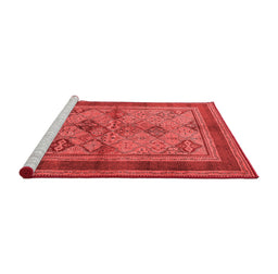 Industrial Red Washable Rugs