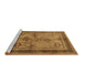 Sideview of Machine Washable Oriental Brown Industrial Rug, wshurb634brn