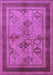 Machine Washable Oriental Purple Industrial Area Rugs, wshurb634pur