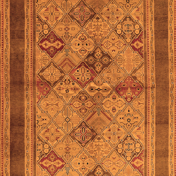 Machine Washable Oriental Orange Industrial Area Rugs, wshurb634org