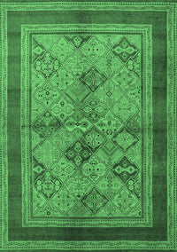 Oriental Emerald Green Industrial Rug, urb634emgrn