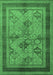 Oriental Emerald Green Industrial Rug, urb634emgrn